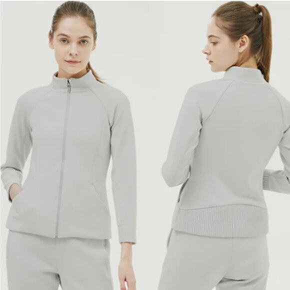 Andar Tencel Modal Zip Up Sporty Jacket - Picture 2 of 8